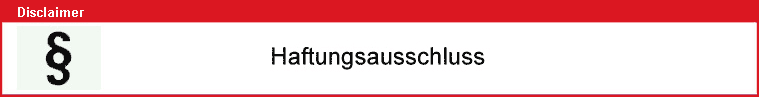 Haftungsausschluss